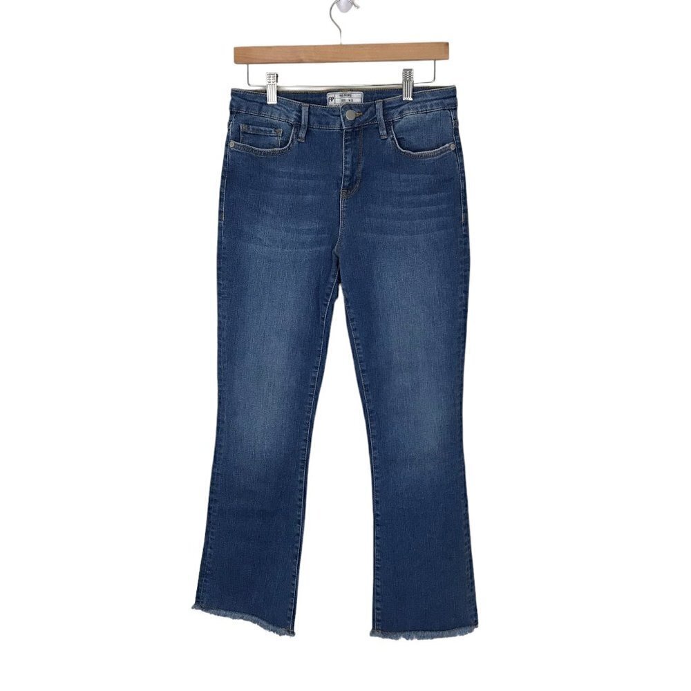 Free People High-Rise Blue Denim Jeans
